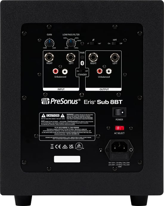 PreSonus® Eris® Sub 8BT | Monitors
