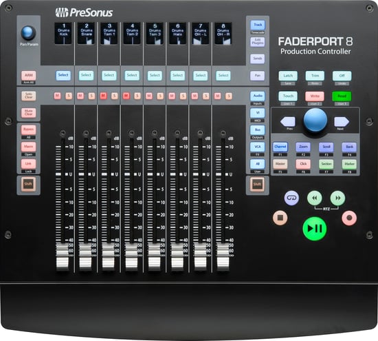PreSonus® FaderPort® 8 Production Controller | Controllers